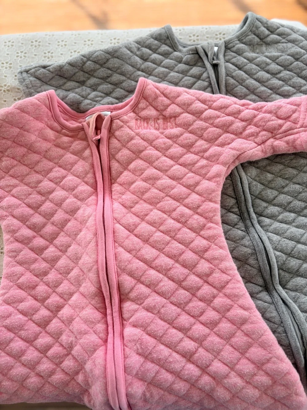 2 HALO Easy Transition Sleep Sack SMALL MEDUIM Quilted Zippered baby 3 6 9 month